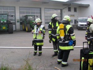 18. Juni 2013 Übung im Gewerbegebiet